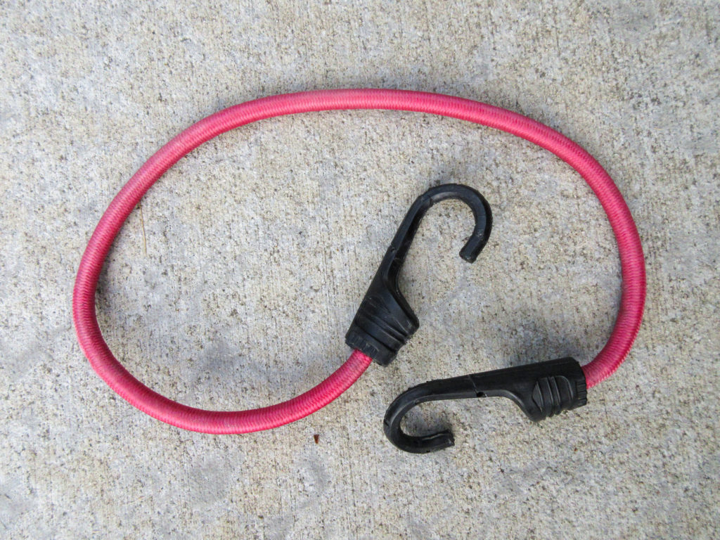 Red bungee cord