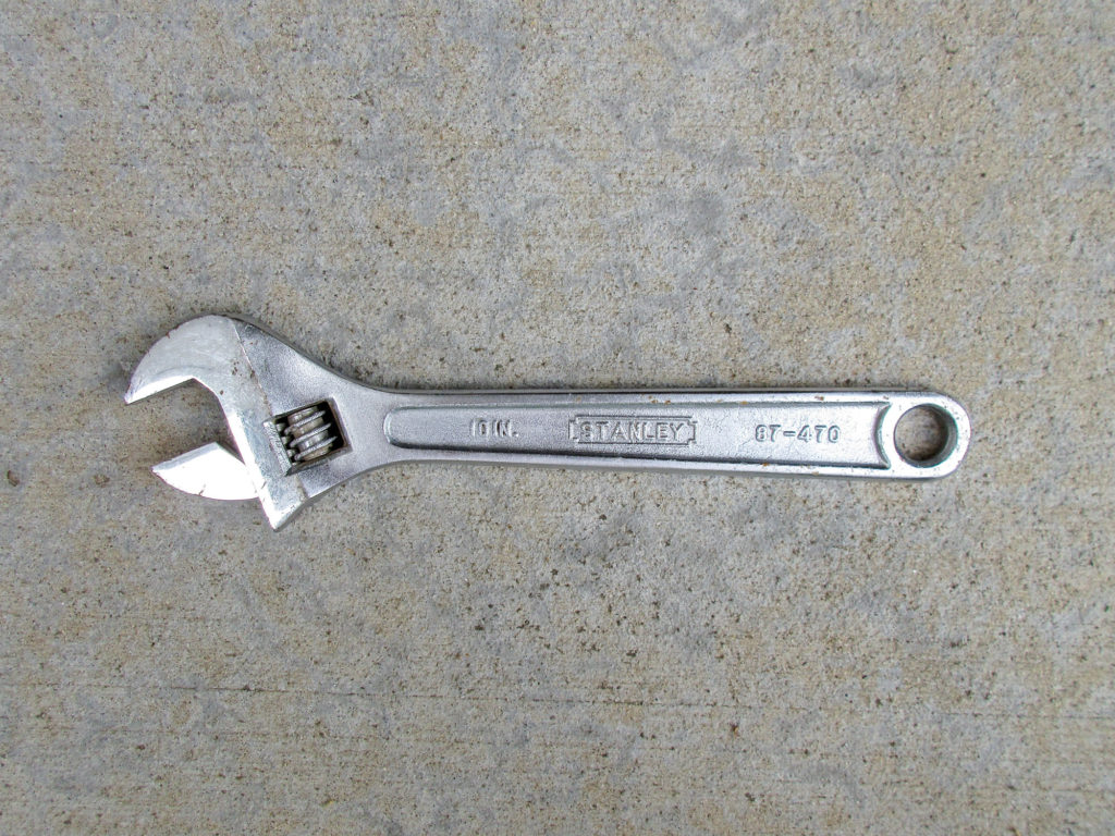 10" Stanley crescent wrench