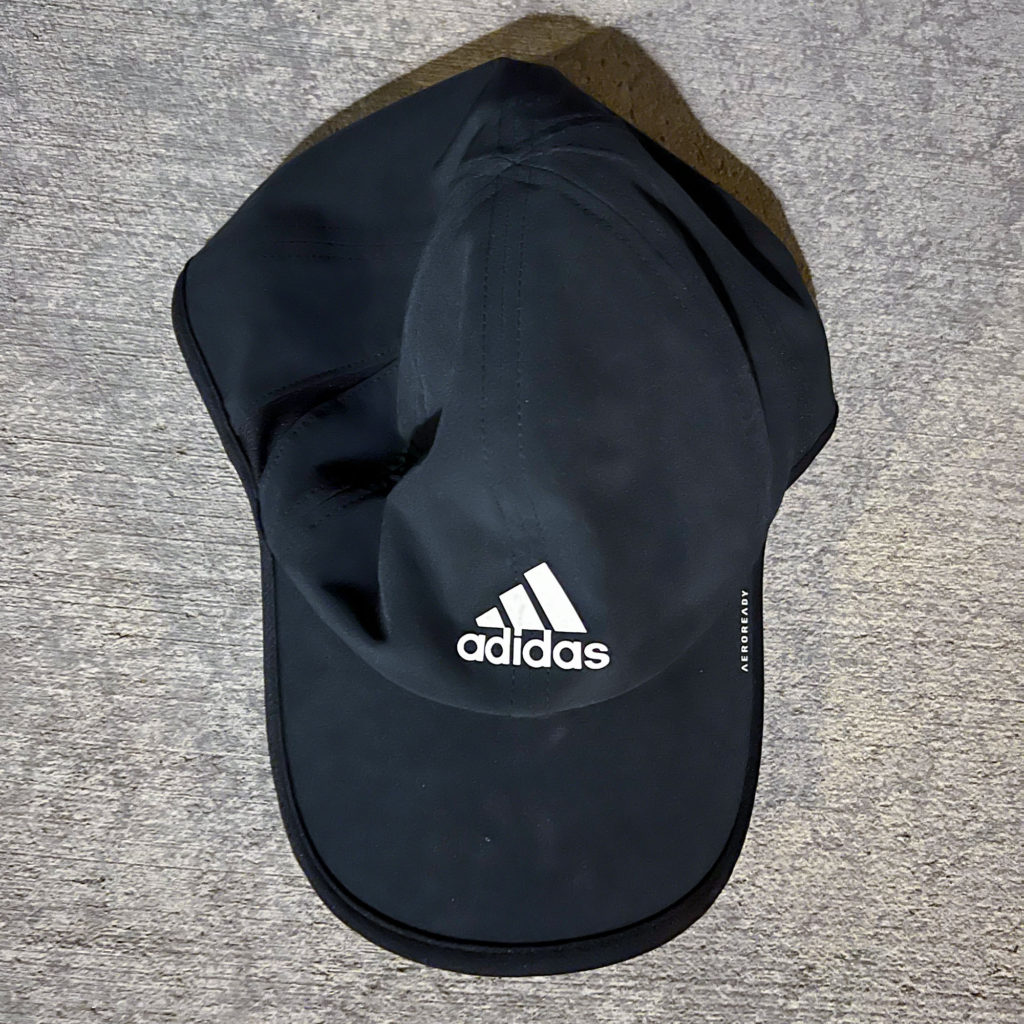 Black Adidas Superlite running hat