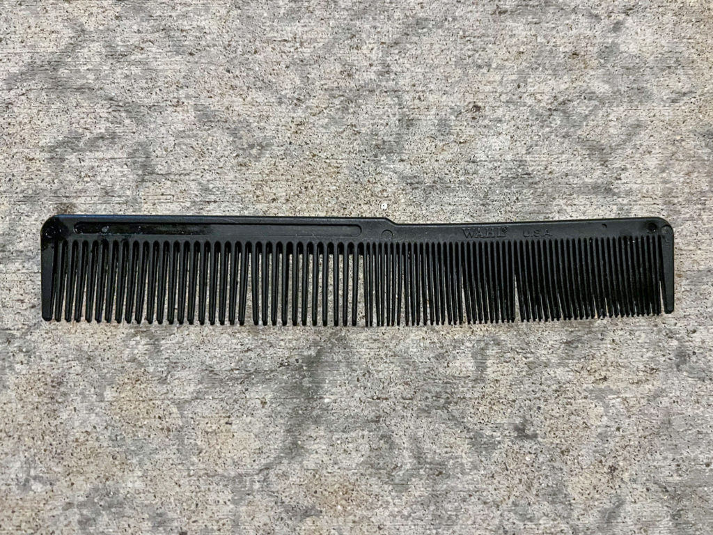 Black Wahl comb