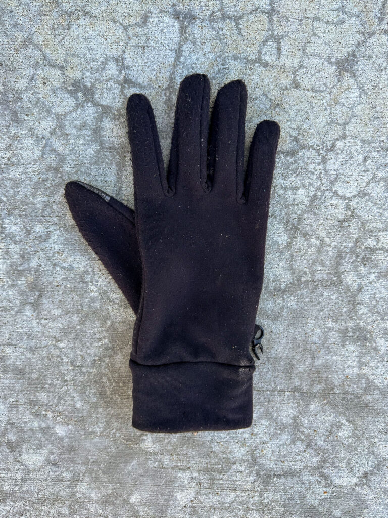 Right black glove