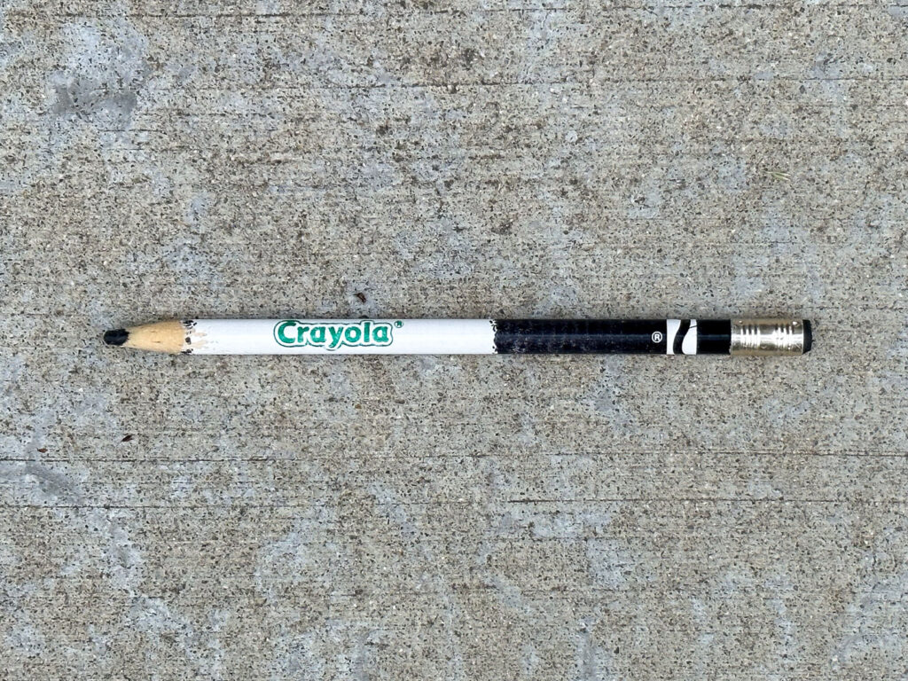Black Crayola Erasable pencil