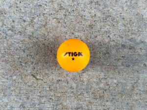 Orange Stiga Ping-Pong ball
